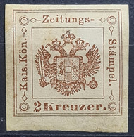 AUSTRIA 1877 - MNH - ANK 6 Ib - Zeitungsstempelmarke 2kr - Dagbladen