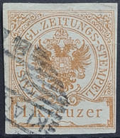 AUSTRIA 1890 - Canceled - ANK 7 - Zeitungsstempelmarke 1kr - Journaux
