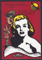 CPM Marilyn Monroe En 30 Ex. Numérotés Signés Par JIHEL Pin Up Hitler - Donne Celebri