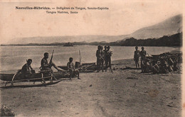 Nouvelles Hébrides (Vanuatu) Pirogues Et Indigènes Natives De Tangoa - Espiritu Sancto (ou Santo) - Vanuatu