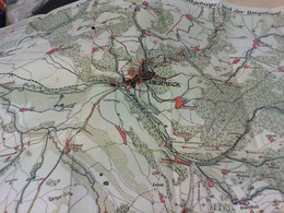 Karte Vom Luftkurort Berneck ( Im Fichtelgebirge ) Und Der Umgebung - Allemagne (général)