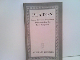 Platon - Sämtliche Werke Band 2 : Menon, Hippias I, Euthydemos, Menexenos, Kratylos, Lysis, Symposion. - Filosofie