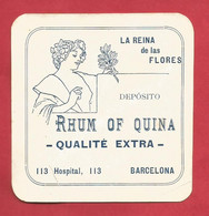 RHUM QUINA RON ETIQUETTE PARFUMERIE PARFUM  PERFUMERY LABEL PERFUME ETIKETT PARFÜMERIE ETICHETTA PROFUMERIA PROFUMO - Etiquettes