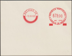 Portugal 1960. Épreuve Ou Essai D'empreinte De Machine à Affranchir. Gare De ... 67890 - Maschinenstempel (EMA)