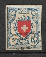 Suissee     N° 20       Oblitéré    B/TB   - 1843-1852 Federal & Cantonal Stamps