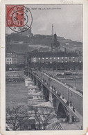 27150# CARTE POSTALE PONT DE LA GUILLOTIERE SEMEUSE PSEUDO ENTIER Obl LYON RHONE 1910 QUELQUES DEFAUTS VOIR SCANS - Privatganzsachen