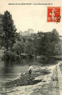 Mailly Le Château * Vue Sur Le Déversoir N°2 * Pêche à La Ligne Pêcheur - Sonstige & Ohne Zuordnung