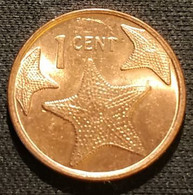 BAHAMAS - 1 CENT 2014 - Petit Module - Magnétique - KM 218.3 - Étoile De Mer - ( One Cent ) - Bahamas