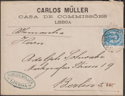 Portugal 1885 Y&T 61B Sur Lettre Pour Berlin - Briefe U. Dokumente