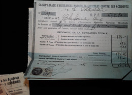 L 16 Facture Document Assurance à La Poitevinière - Bank & Insurance