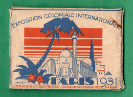Exposition Coloniale 1931 ( Avec Photo De Lyautey ) Carnet De 10 Petites Photos Cartes Format 6,3cm X 9cm ) Voir 6 Scans - Ausstellungen