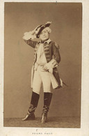 NELLY ACTRICE THÉÂTRE DES VARIÉTÉS ET DE LA PORTE SAINT MARTIN 1855 PHOTOGRAPHIE SUR CARTON CDV PAPIER ALBUMINÉ - Personalità