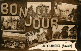 Chamoux * Un Bonjour De La Commune * Souvenir Cpa 6 Vues - Chamoux Sur Gelon