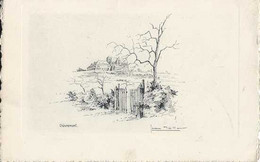 Chèvremont - Dessins En Noir Et Blanc - Circulé En 1948 - TBE - Chaudfontaine