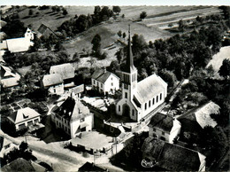 Seppois Le Haut * Vue Aérienne Sur L'église Et La Mairie Du Village - Sonstige & Ohne Zuordnung