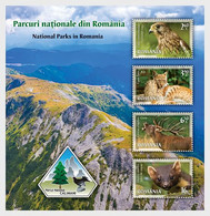 Roemenië / Romania - Postfris/MNH - Sheet Nationale Parken 2022 - Neufs