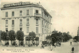 Thonon Les Bains * Avenue De La Gare * Façade De L'hôtel TERMINUS - Thonon-les-Bains