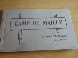 CPA  :  Camp De Mailly - Carnet De 10 Cartes - Regiments