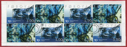 FAEROE ISLANDS 2002 20th Century Art  Se-tenant Block Ex Booklet Used. Michel 421-22 - Faeroër