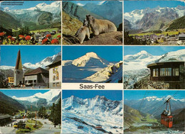 1084378 Saas-Fee, Wallis Schweiz Mehrbildkarte - Saas Im Prättigau