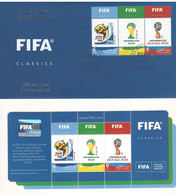 Stamp Sheet & FDC From Qatar - FIFA Classics - Remembering Football / Soccer World Cup In South Africa Russia & Brazil - 2022 – Qatar