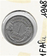 1 Franc  "Morlon" 1948  Alu TTB - 1 Franc