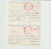 2 CP De MOSTAGANEM Ont Circulé En F.M (1962)  S.P 88531 A.F.N...... à Voir...... - Mostaganem