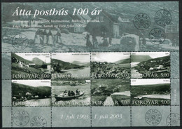 FAEROE ISLANDS 2003  Post Office Centenaries MNH / **.  Michel 462-69 - Faeroër