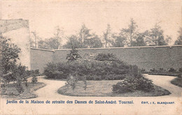 Tournai - Jardin De La Maison De Retraite Des Dames De Saint André 1904 - Doornik