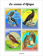 TOGO 2021 - African Owls. Official Issue [TG210410a] - Hiboux & Chouettes