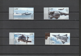China 2021 - 6 Planes Mlitary Army MNH*** - Unused Stamps