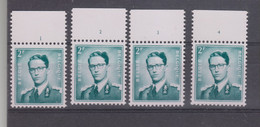 COB 1066P3 Planches 1-2-3-4 ** Neuf Sans Charnière - 1953-1972 Occhiali