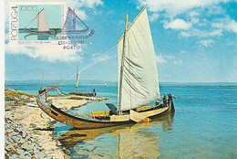 Portugal & Maximum Card, Barcos Dos Rios Portugueses, Moliceiro, Ria De Aveiro, Porto 1981  (946) - Aveiro