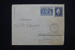GRECE - Entier Postal Pour La France En 1941 Avec Cachet De Contrôle - L 114642 - Postwaardestukken