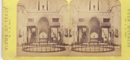 PHOTO STEREO-VUES  ITALIE-  -  VERS 1880-DIM 18X8.5 CM - Photos Stéréoscopiques