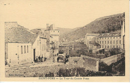 HERAULT : St Pons, La Tour Du Comte Pors - Saint-Pons-de-Mauchiens