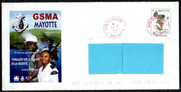 Mayotte - Lettre - 2011 - Yvert N° PAP 194-E1 - Combani, Groupement Du Service Militaire Adapté - Cartas & Documentos
