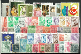 KUBA Cuba  " Varied Lot 56 O Stamps Old-recent " From Upgiven Collections - Verzamelingen & Reeksen