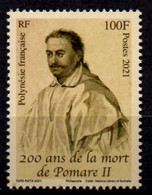 Polynésie Française 2021 - 200 Ans De La Mort De Pomare II - 1 Val Neuf // Mnh - Unused Stamps