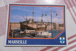 D 13 - Souvenir De Marseille - Bateaux - Trois Mats - Vieux Port, Saint Victor, Le Panier