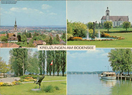 1108382 Kreuzlingen Blick Gegen Konstanz , Klosterkirche St. Ulrich, Am Hafen - Kreuzlingen