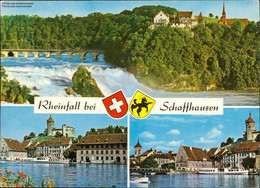 1108564 Rheinfall Bei Schaffhausen Mehrbildkarte - Hausen Am Albis 