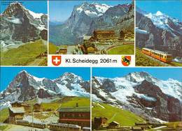 1108684 Kl. Scheidegg 2061 M Verschiedene Ansichten Mehrbildkarte - Egg