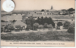 85  - Très Belle Carte Postale Ancienne De SAINT GILLES SUR VIE  Vue Générale - Saint Gilles Croix De Vie