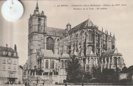 72  - Très Belle Carte Postale Ancienne De  LE MANS  La Cathédrale - Le Mans