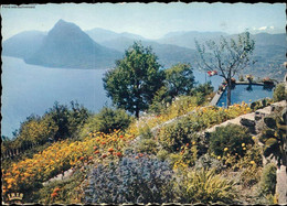 Delcampe - 1109099 Lugano Vista Dal Monte Brè - Mon