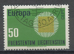 Liechtenstein 1970 Y&T N°477 - Michel N°525 (o) - 50r EUROPA - Gebraucht