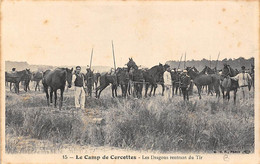Camp De Cercottes         45     Les Dragons Rentrant Du Tir         (voir Scan) - Sonstige & Ohne Zuordnung