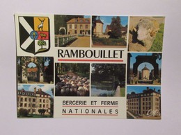 Dept 78 Rambouillet Multivues 9 Vues + Blason Bergerie Et Ferme Nationales  Neuve  Edit Estel - Rambouillet