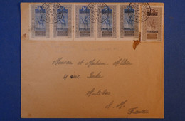 E11 SOUDAN FRANCAIS BELLE LETTRE 1924 POUR ANTIBES FRANCE +BANDE DE  TP+AFFRANCH. PLAISANT++ - Lettres & Documents